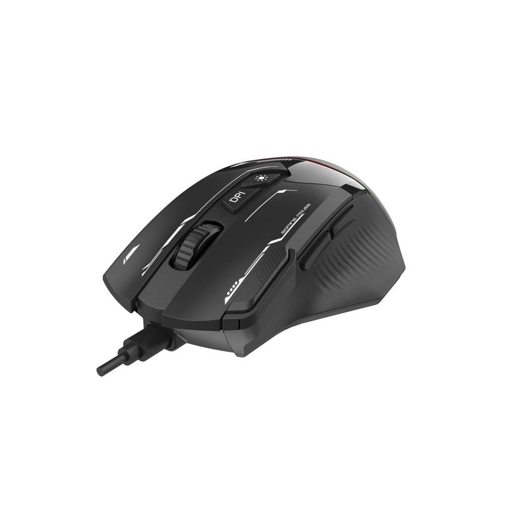 Porodo Gaming 8D RGB Wired Mouse DPI 7200 - Linkphones Center
